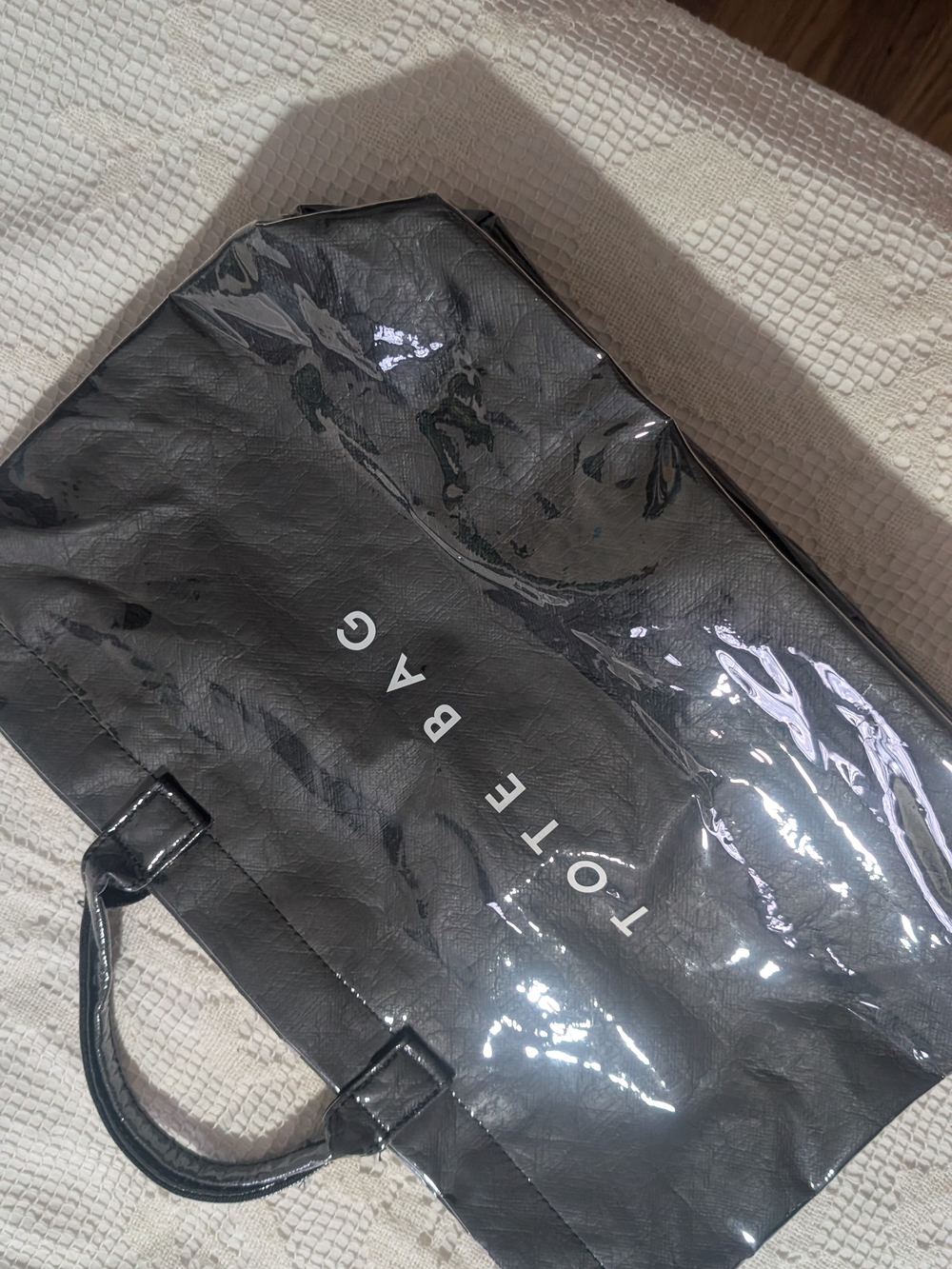 Ag Adriano Goldschmied Black Patent Hobo Bag